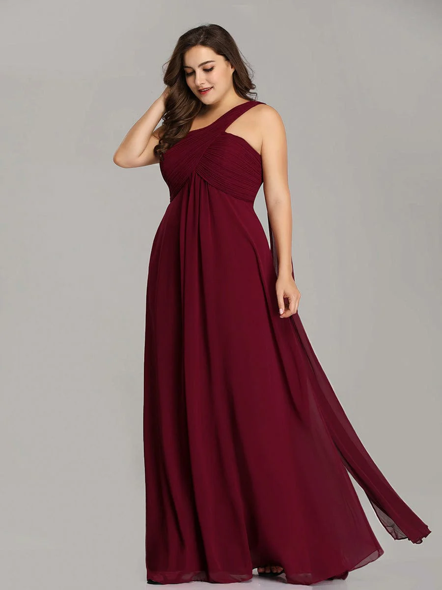 ever ANAYA|One Shoulder Maxi Bridesmaid Dresses - Image 5