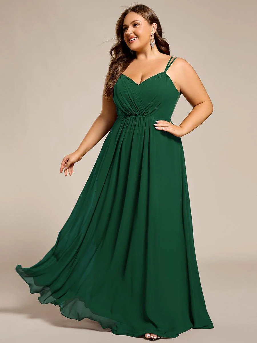ever RUBY|Multiway Chiffon and Lace Open Back Bridesmaid Dress with Spaghetti Straps - Image 52