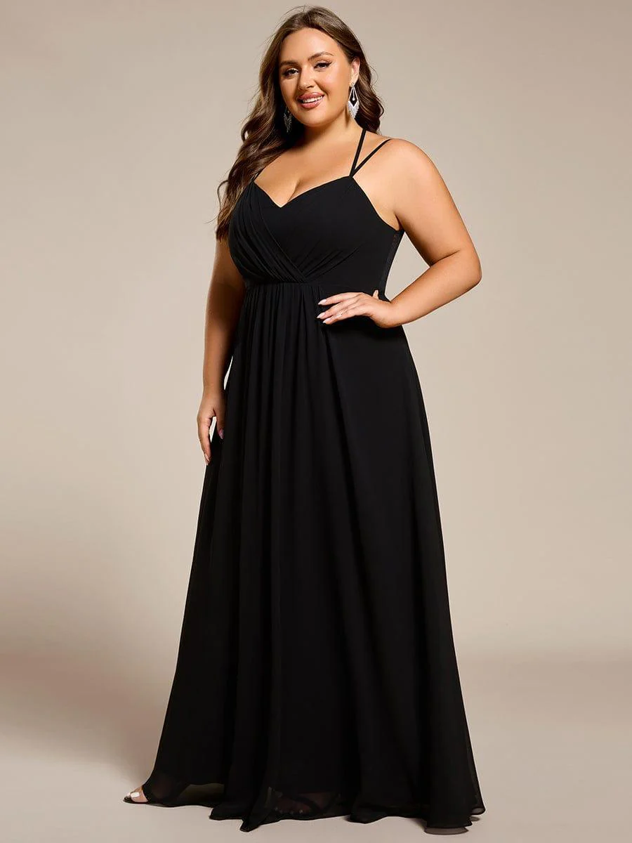 ever RUBY|Multiway Chiffon and Lace Open Back Bridesmaid Dress with Spaghetti Straps - Image 67
