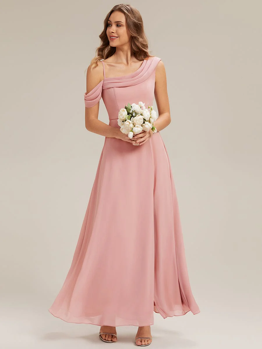 Rhinestone Embellished Chiffon Sleeveless Dress - Image 16