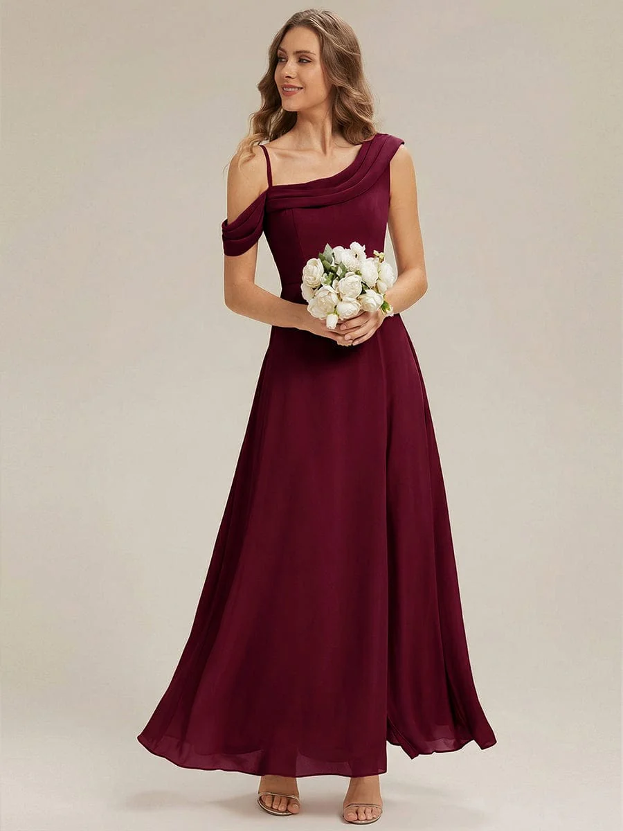Rhinestone Embellished Chiffon Sleeveless Dress - Image 24
