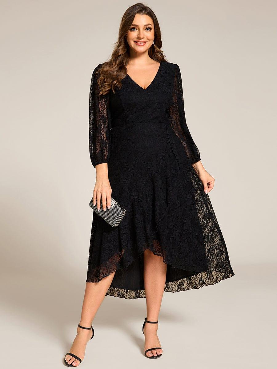 ever CAMILLE|Romantic High-Low Lace Wedding Guest Dress(Final Sale) - Image 11