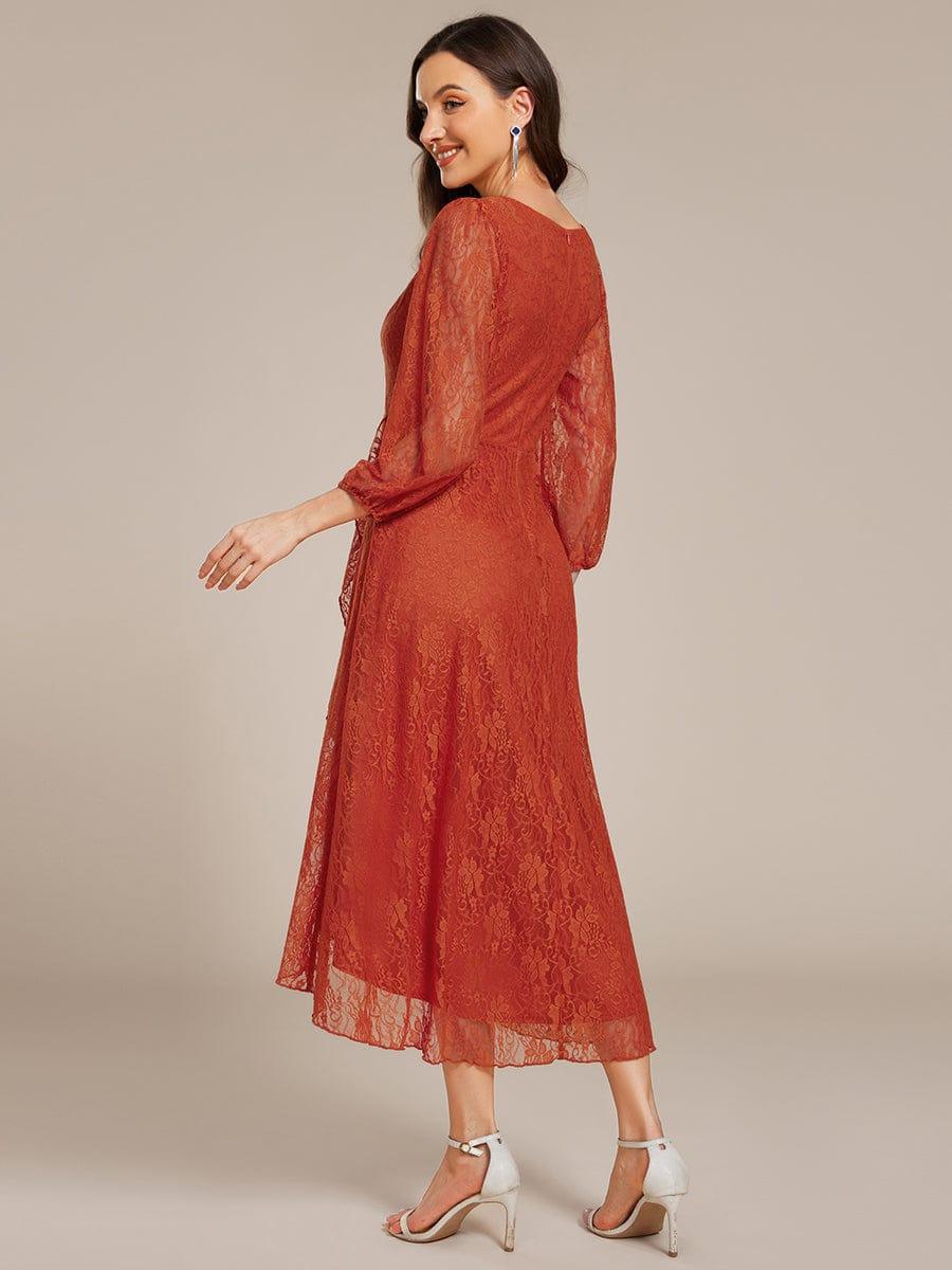 ever CAMILLE|Romantic High-Low Lace Wedding Guest Dress(Final Sale) - Image 52