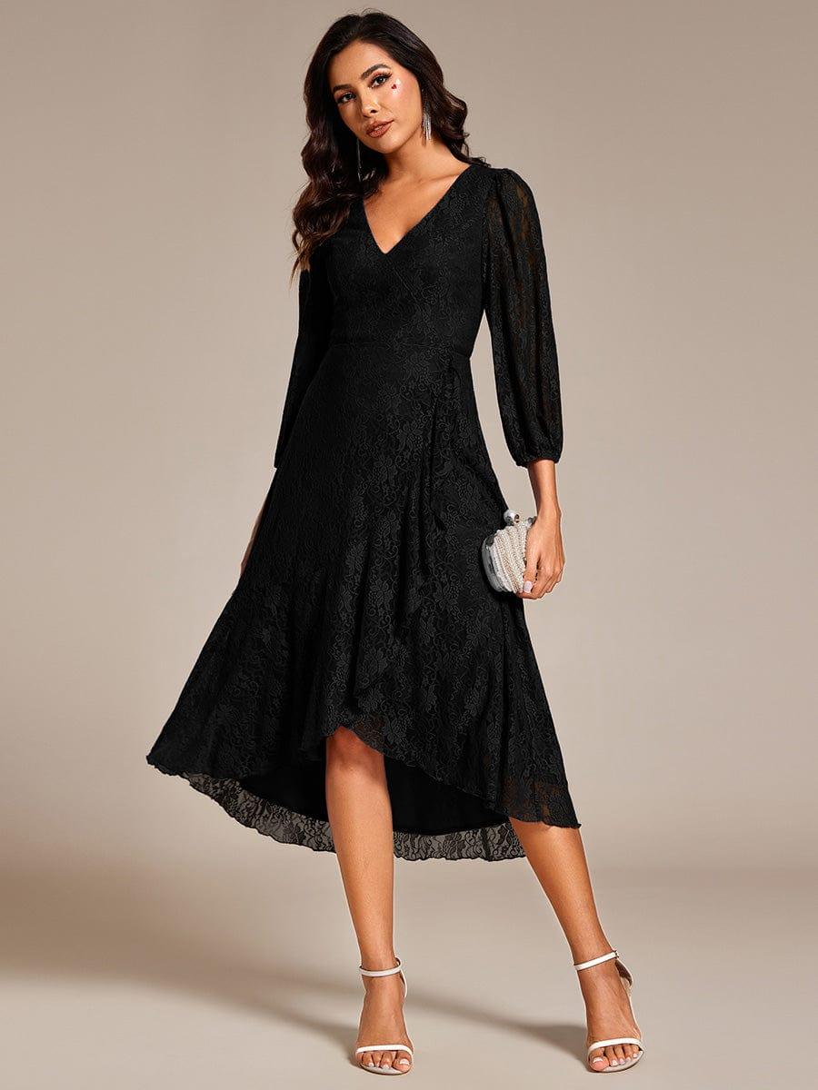 ever CAMILLE|Romantic High-Low Lace Wedding Guest Dress(Final Sale) - Image 6