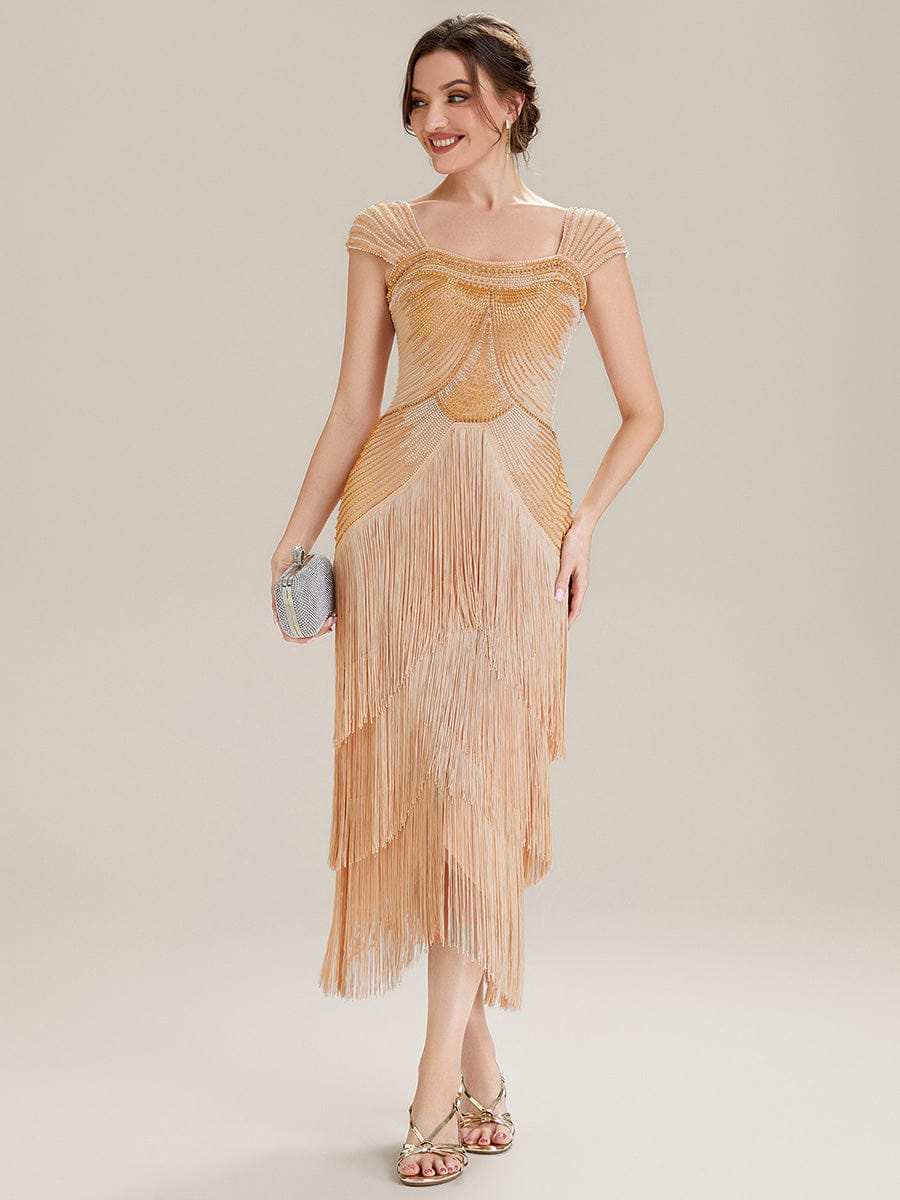ever LUMINE|See-through Sequin Sleeveless Dress - Image 5