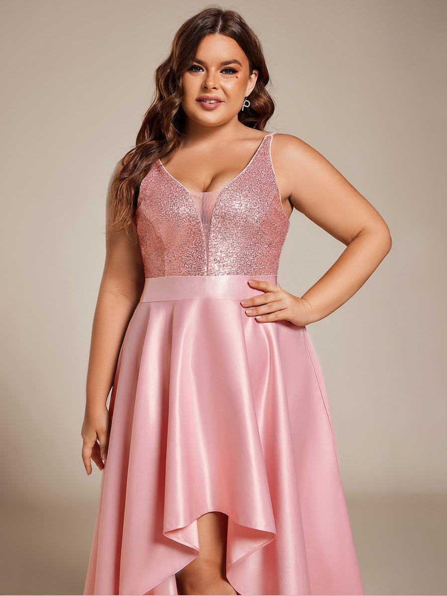 ever ALYNA|Sexy Backless Sparkly Prom Dresses for Women with Irregular Hem - Image 88