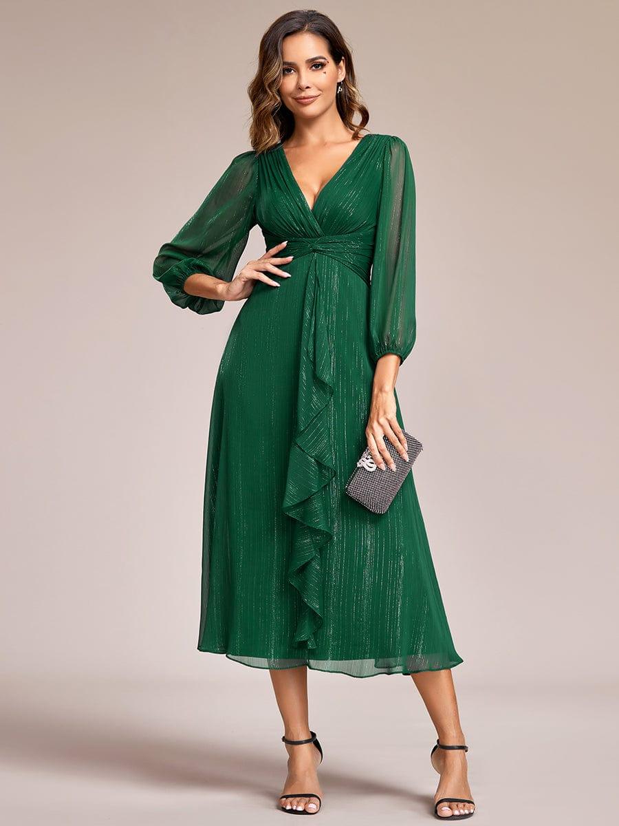 ever EMBER|Glitter Twist Knot A-Line Evening Dress(Final Sale) - Image 20