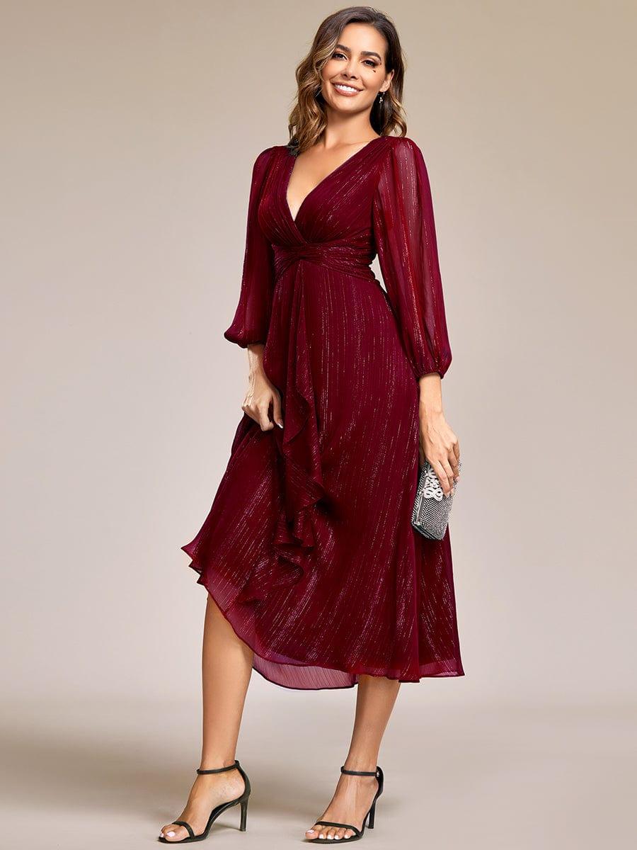 ever EMBER|Glitter Twist Knot A-Line Evening Dress(Final Sale) - Image 42