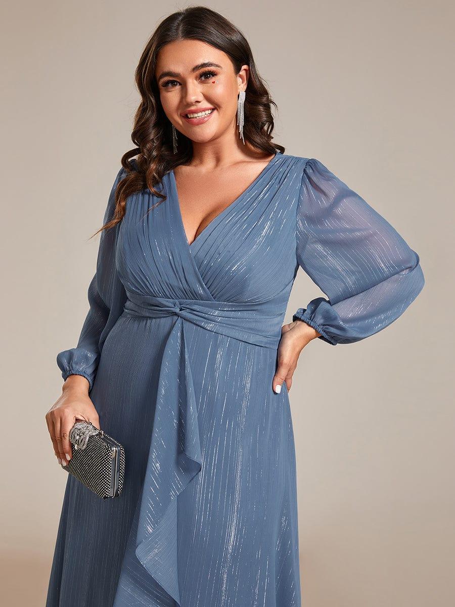 ever EMBER|Glitter Twist Knot A-Line Evening Dress(Final Sale) - Image 53