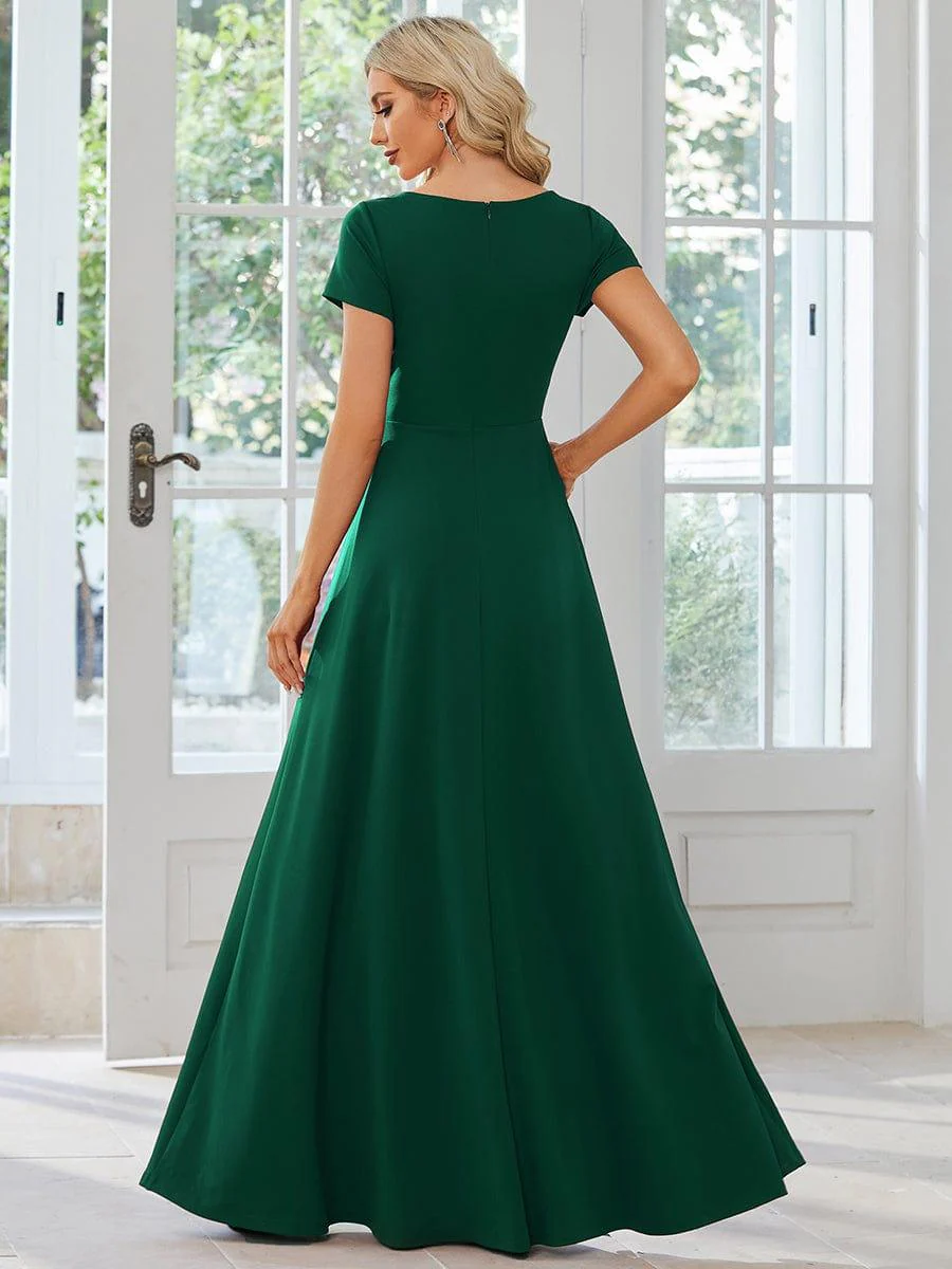 ever TÉRESA|Simple Pleated Empire Waist A-Line Bridesmaid Dress - Image 17