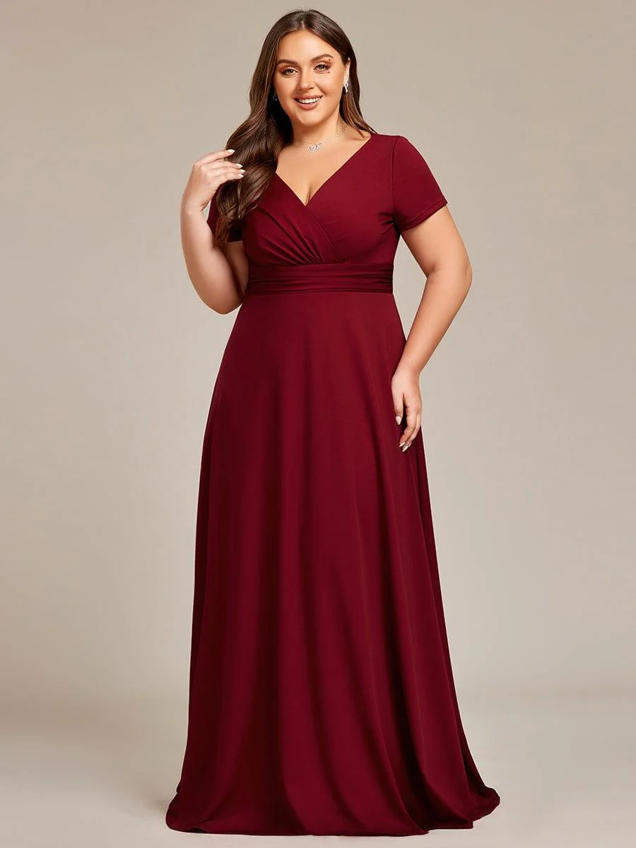 ever TÉRESA|Simple Pleated Empire Waist A-Line Bridesmaid Dress - Image 26