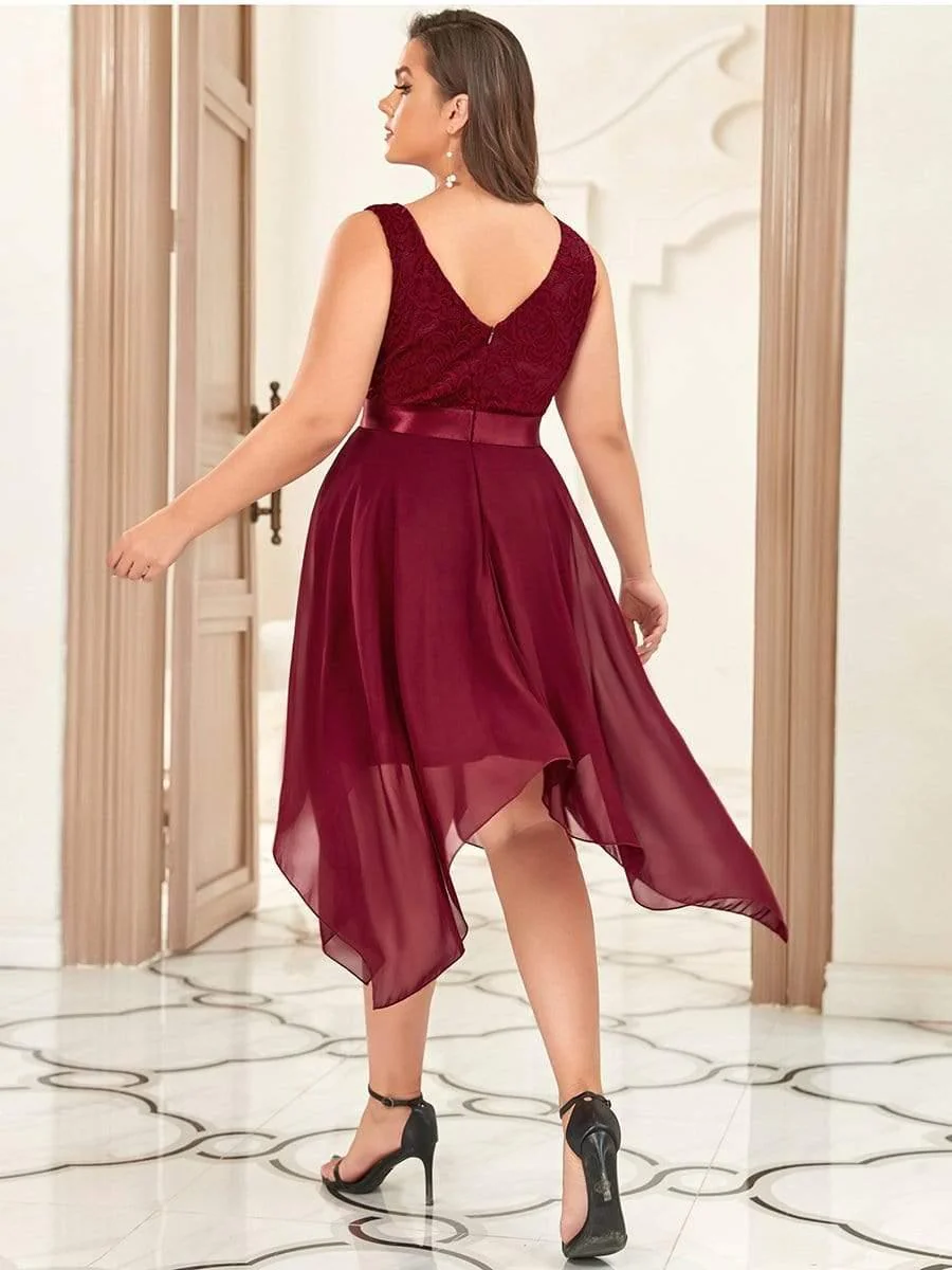 ever COSTA|Stunning V Neck Lace & Chiffon Wedding Guest Dresses for Women - Image 19