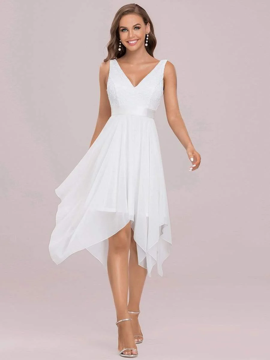 ever COSTA|Stunning V Neck Lace & Chiffon Wedding Guest Dresses for Women - Image 33