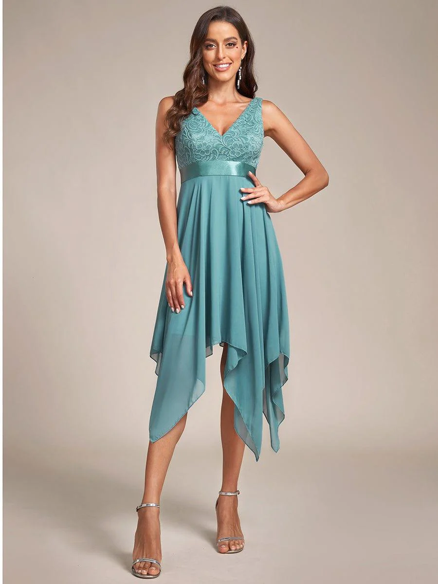 ever COSTA|Stunning V Neck Lace & Chiffon Wedding Guest Dresses for Women - Image 45