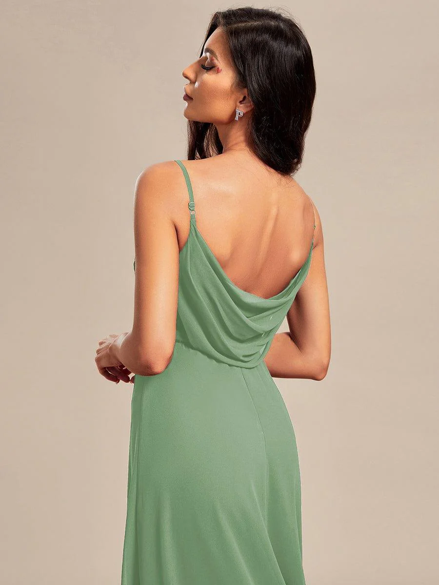 ever NOVA|Sweetheart Draped Back Floor Length Bridesmaid Dress - Image 120