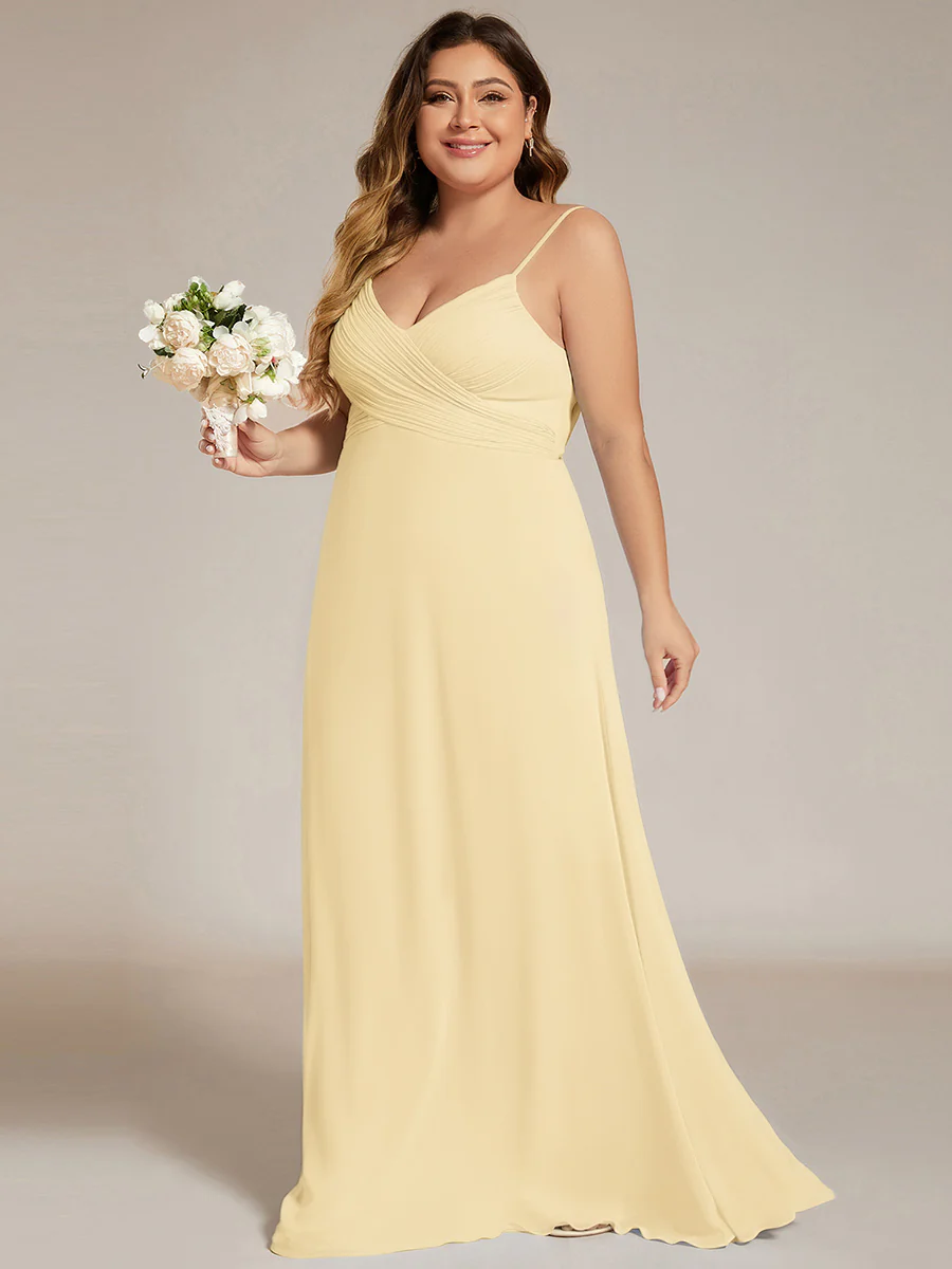 ever NOVA|Sweetheart Draped Back Floor Length Bridesmaid Dress - Image 131