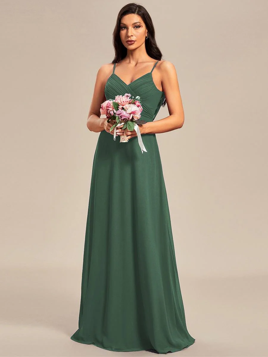 ever NOVA|Sweetheart Draped Back Floor Length Bridesmaid Dress - Image 79