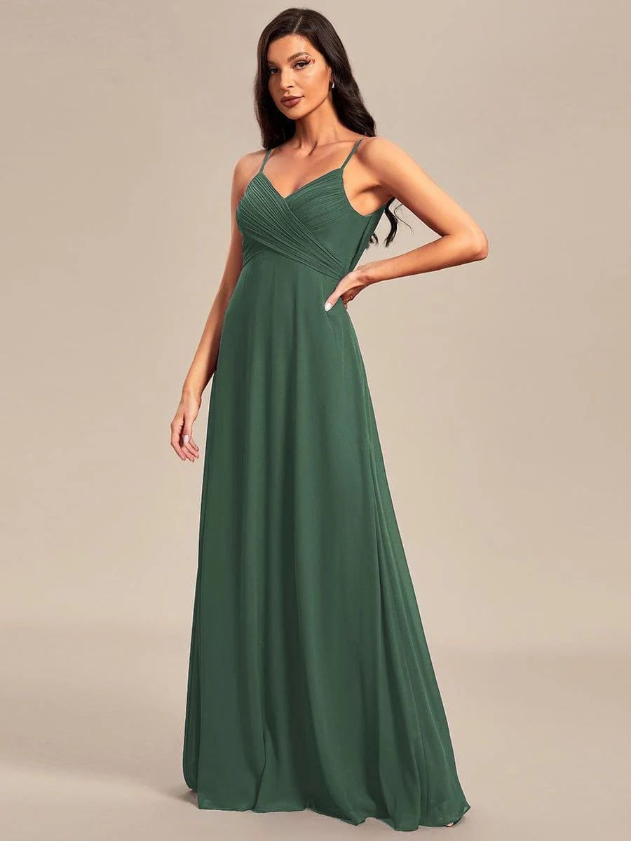 ever NOVA|Sweetheart Draped Back Floor Length Bridesmaid Dress - Image 82