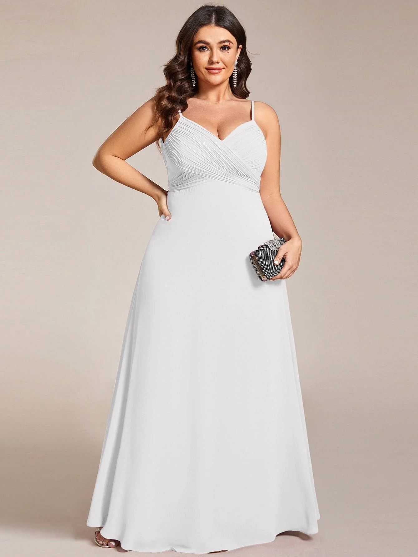 ever NOVA|Sweetheart Draped Back Maxi Bridesmaid Dress - Image 27