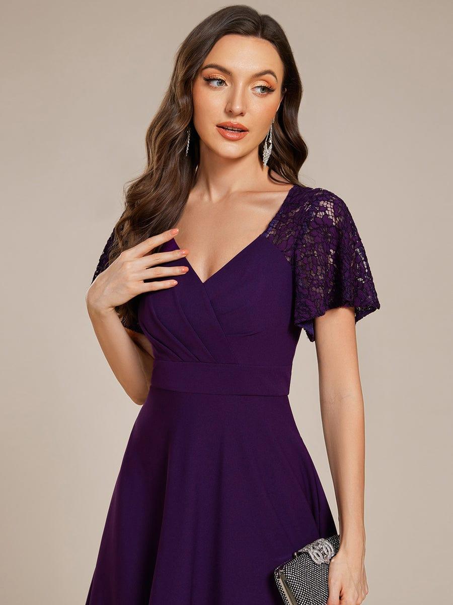 ever EVIE|Hollow Out Midi Wedding Guest Dress With Pockets - Image 13