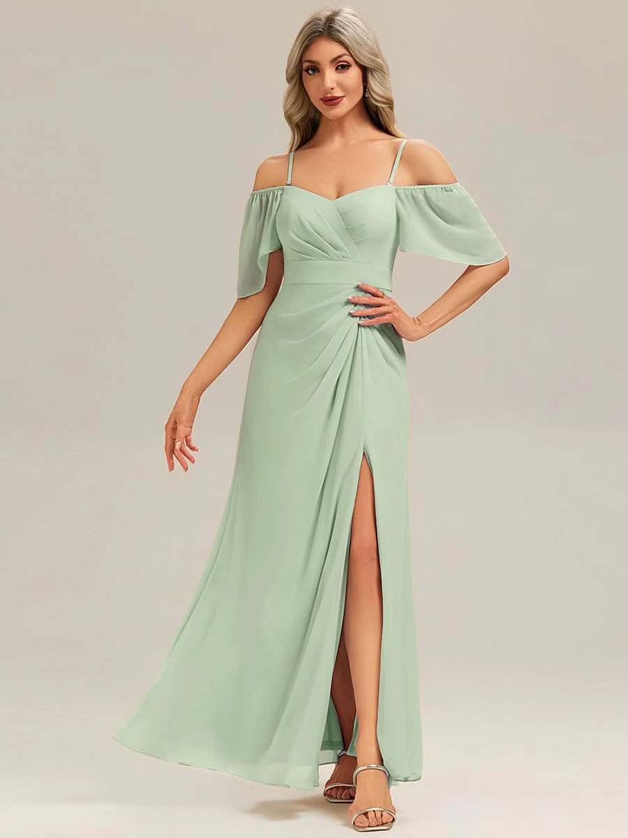 ever ARWEN|Multiway Thigh-High Slit Bridesmaid Dress - Image 7