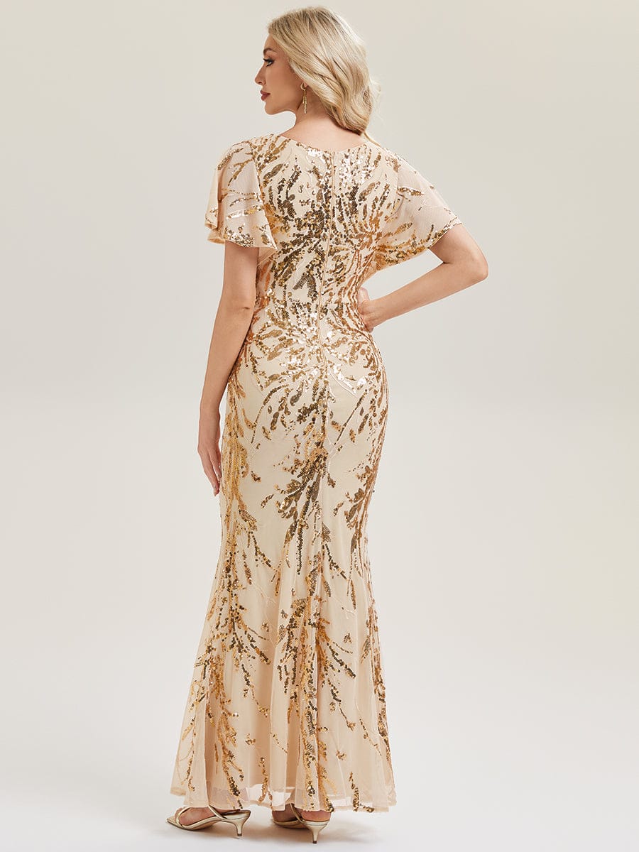 ever ROMY|Beaded Sequin Mermaid Evening Dress - Image 12