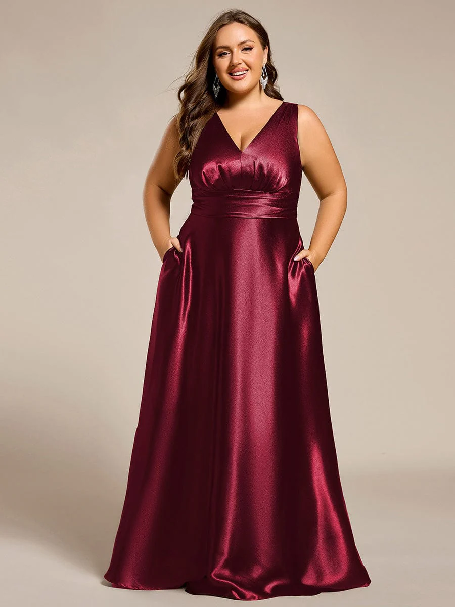 Top Picks Burgundy Elegant Chiffon Dresses - Image 141