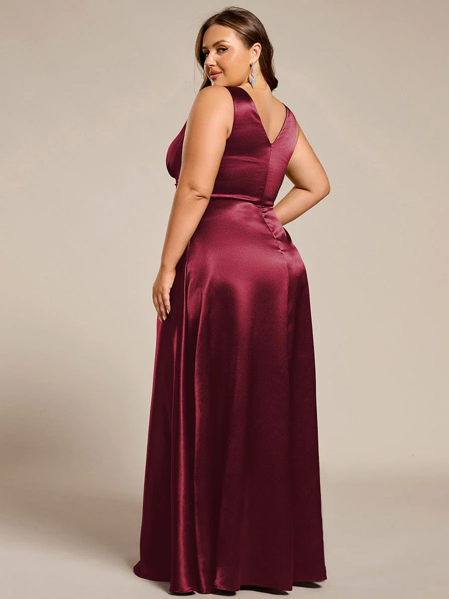 Top Picks Burgundy Elegant Chiffon Dresses - Image 142