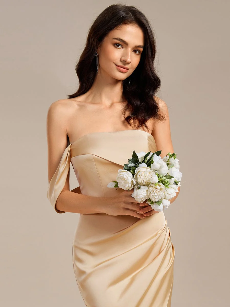 Top Picks Champagne Bridesmaid Gowns - Image 142