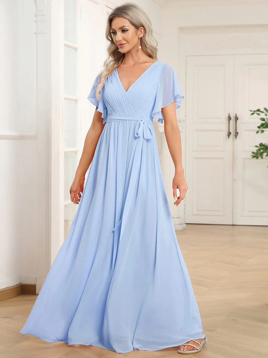 Top Picks Ice Blue Bridesmaid Dresses - Image 15